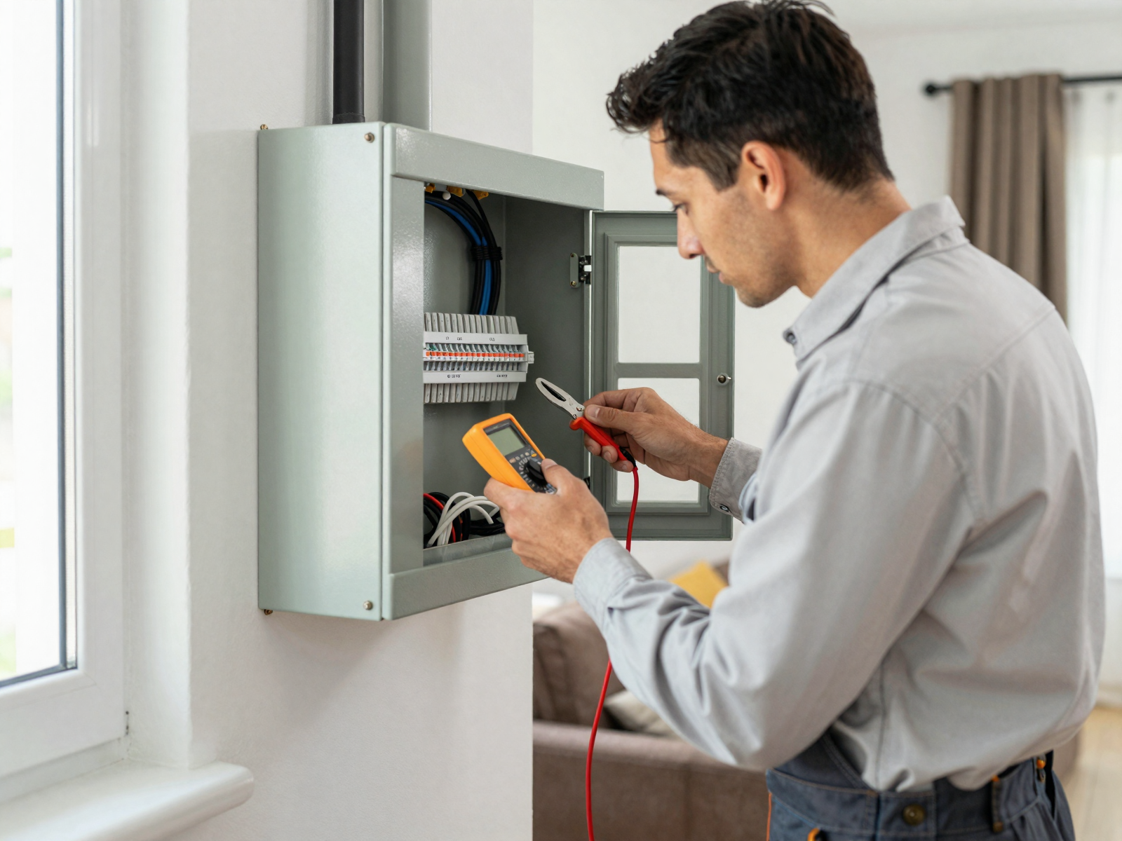Residential electrical panel installation