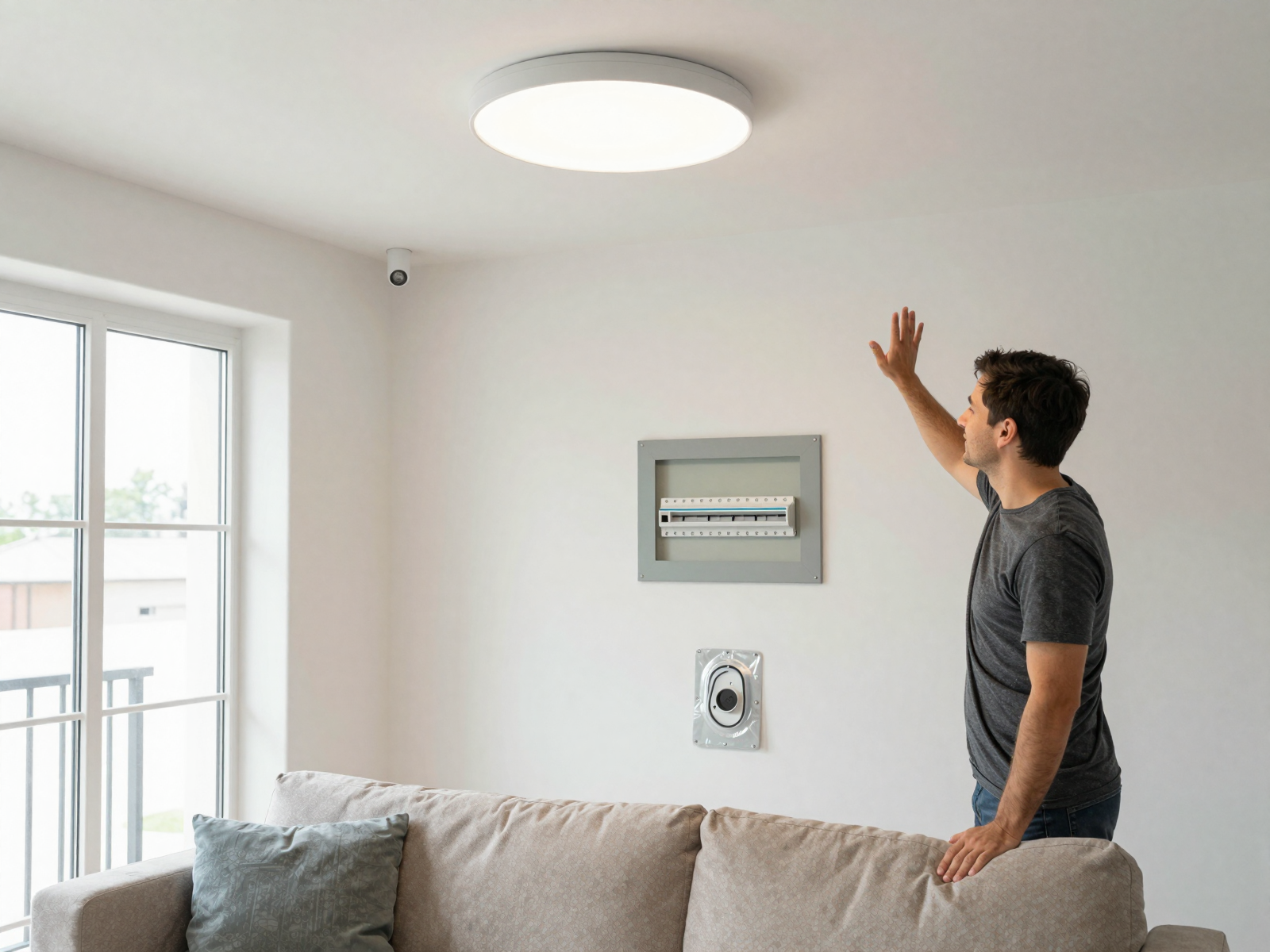 Finished electrical installation